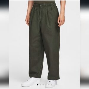Nike Dark Green Sportswear Club Heavyweight Balloon Trousers Size L